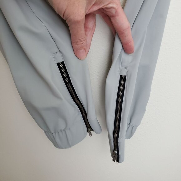 Zyia Active zippered leg gray joggers - Picture 5 of 11